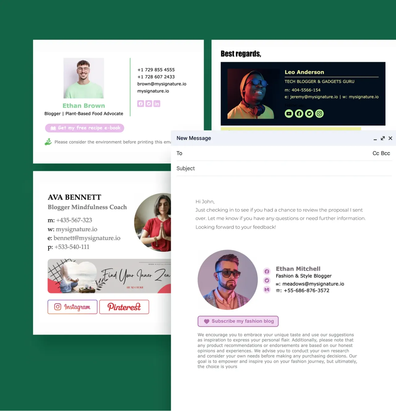Como criar uma assinatura de e-mail para blogueiro