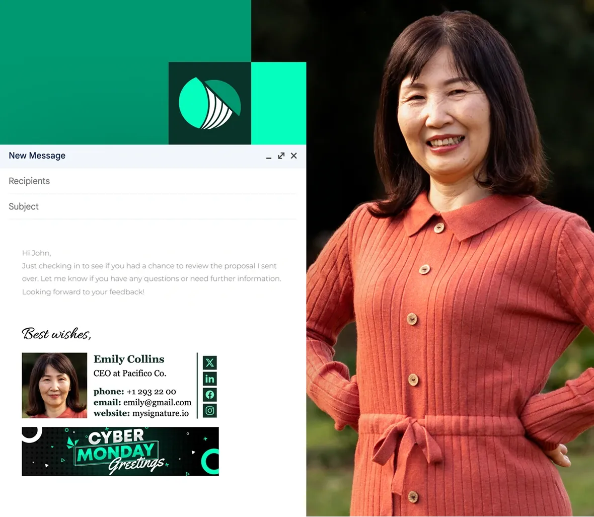 Cyber Monday Email Signature Banners