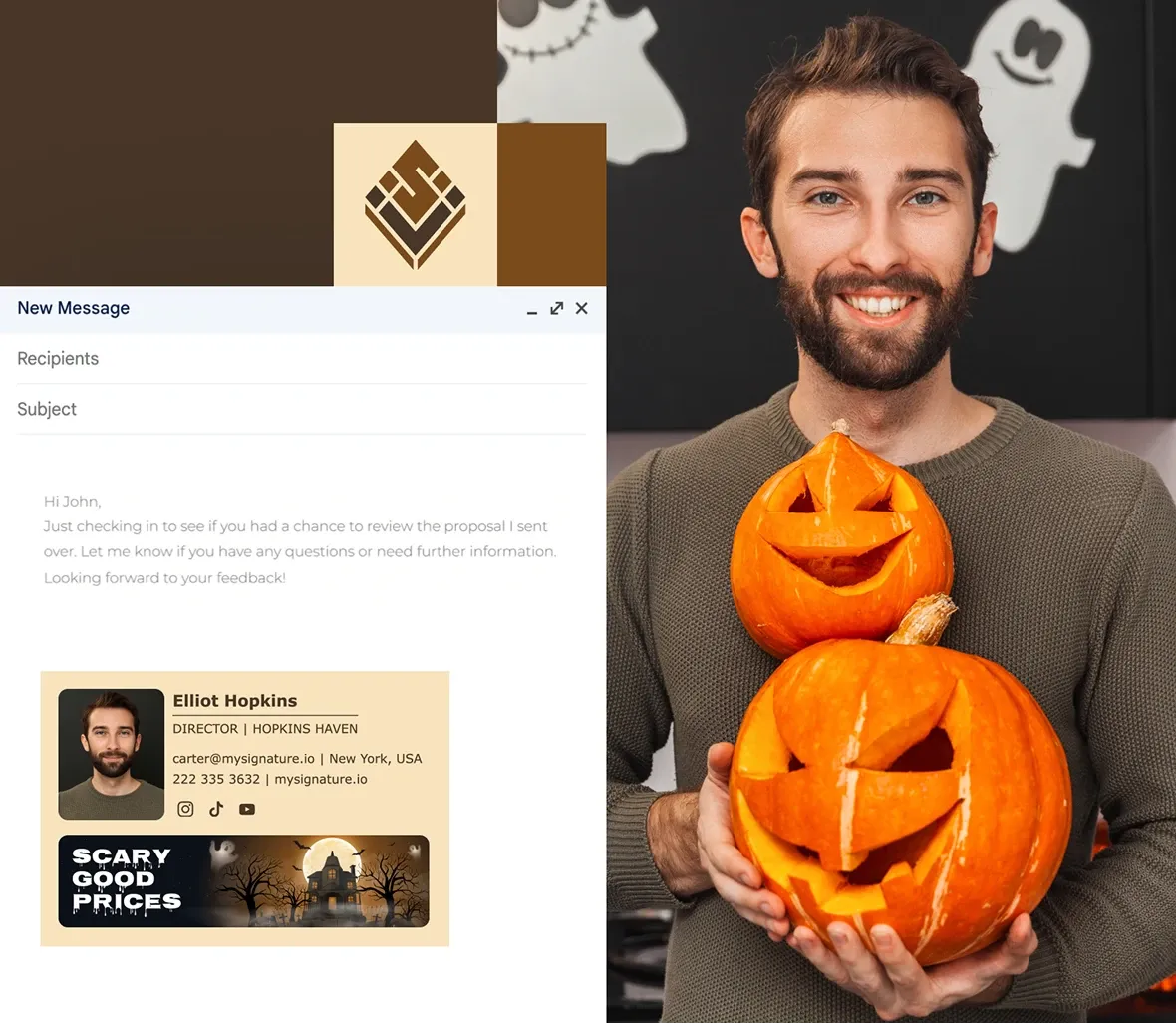 Halloween Email Signature Banners