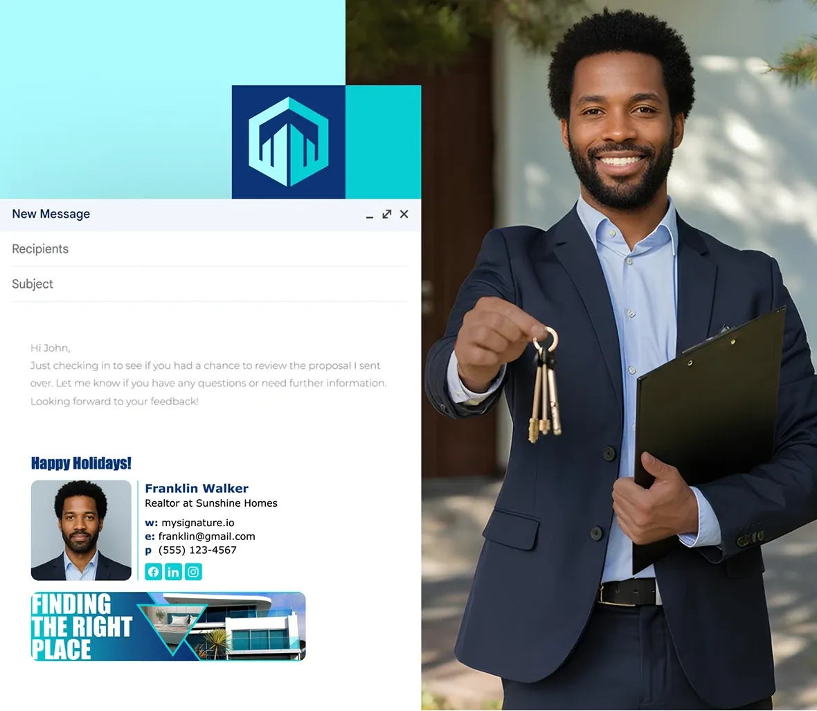 Real Estate Email Signature Banners