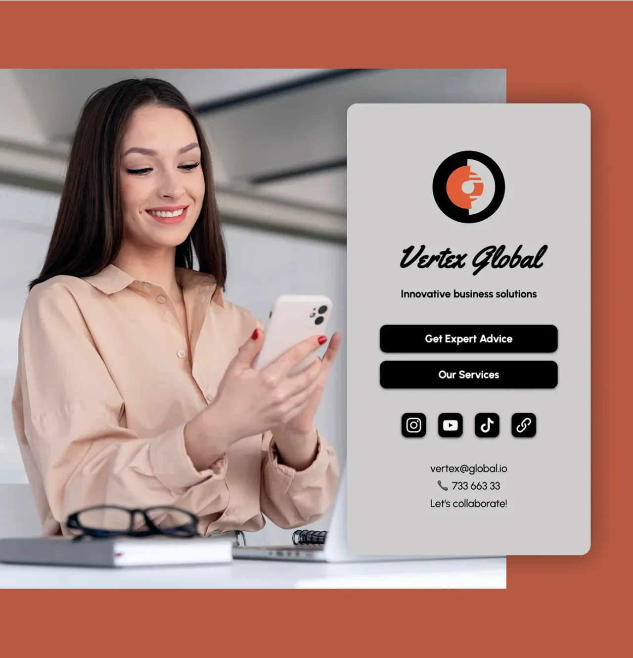 Crie sua página de link na bio