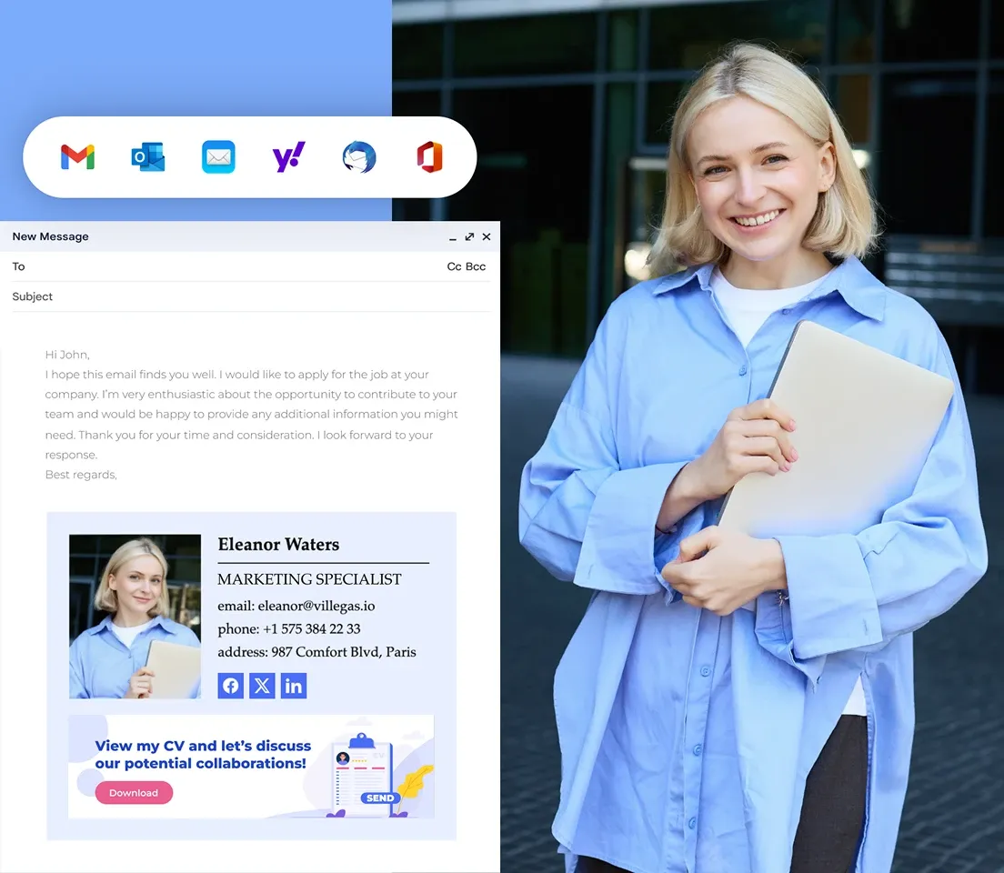 Como criar uma assinatura de e-mail para quem está em busca de emprego? (Exemplos)