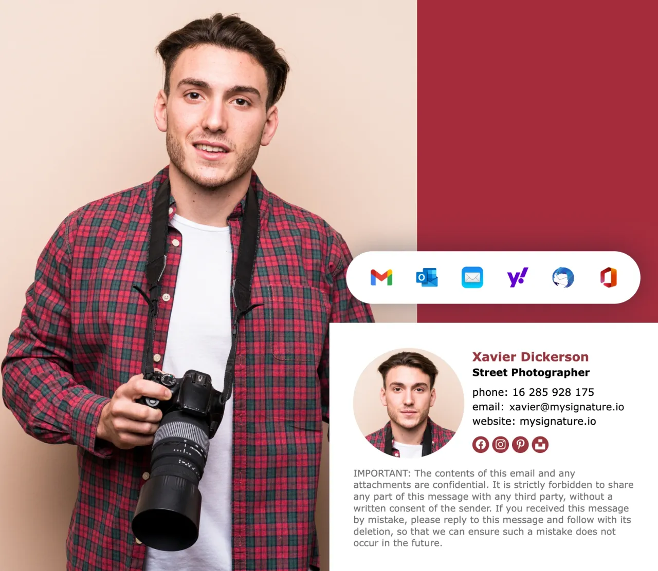 Assinatura de E-mail para Fotógrafo: Modelos e Dicas