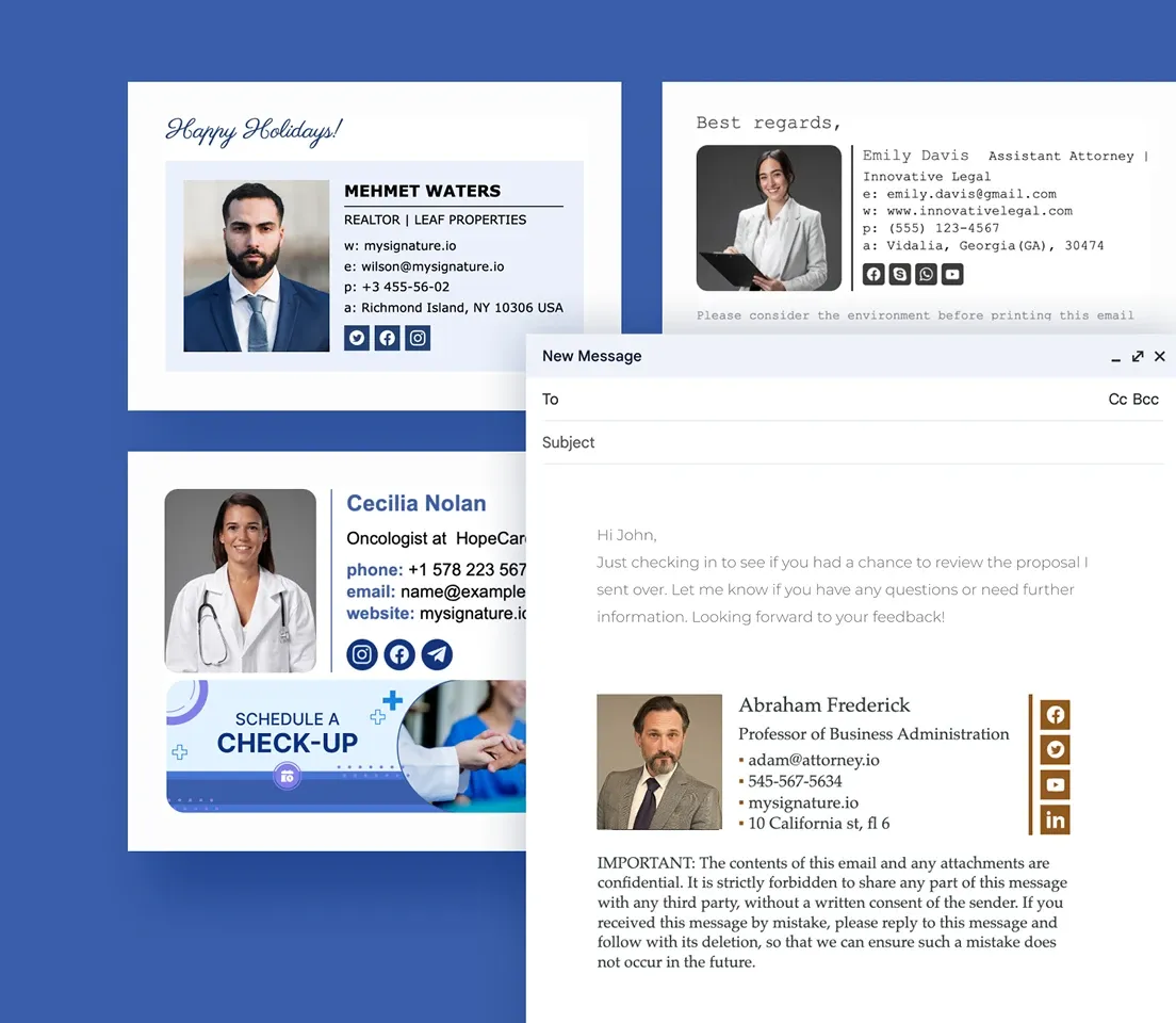 Assinatura de e-mail profissional: dicas + modelos