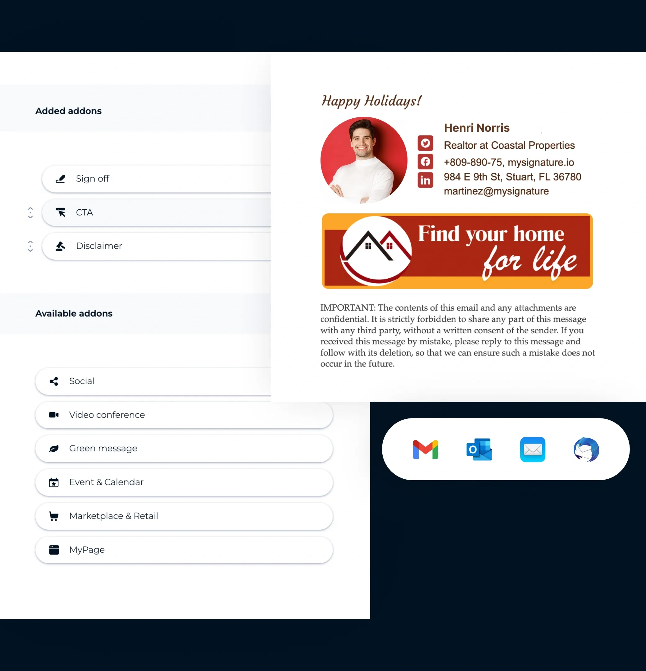 Assinatura de email