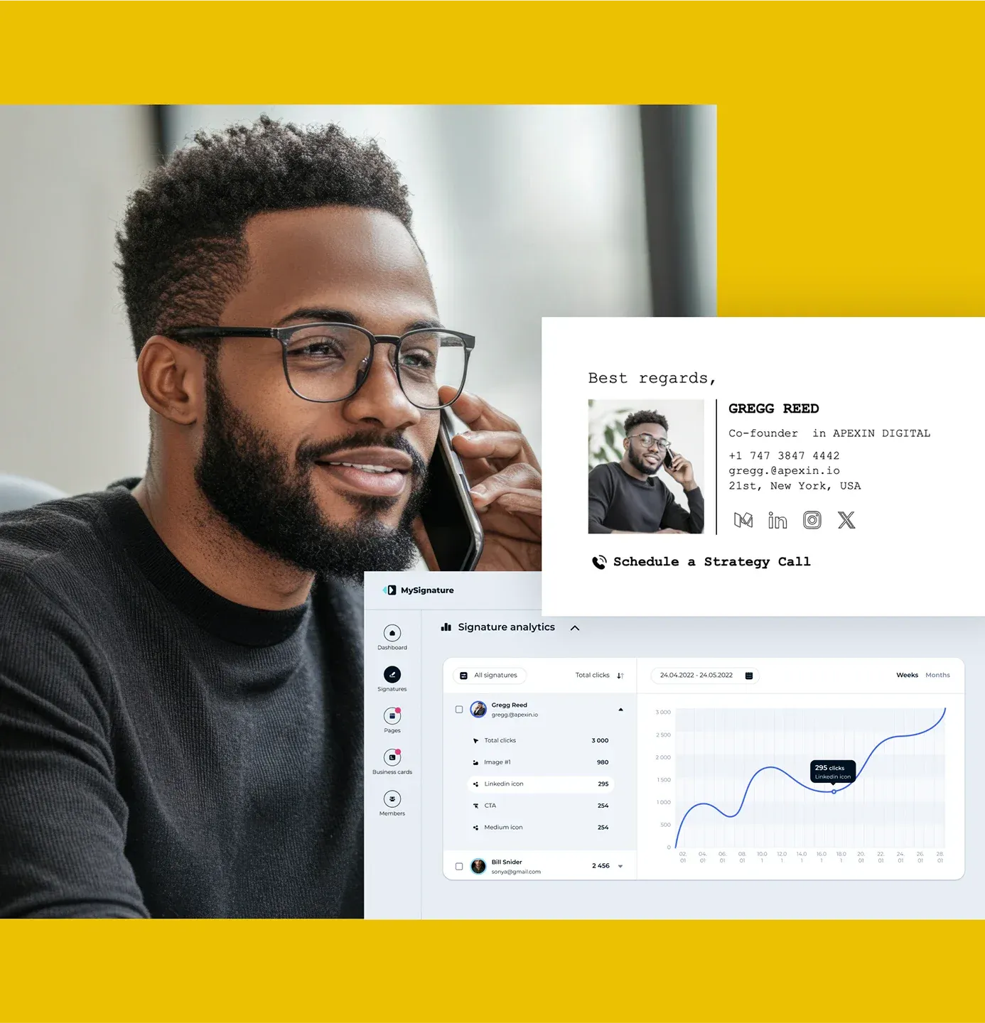 Analítica de assinaturas de email