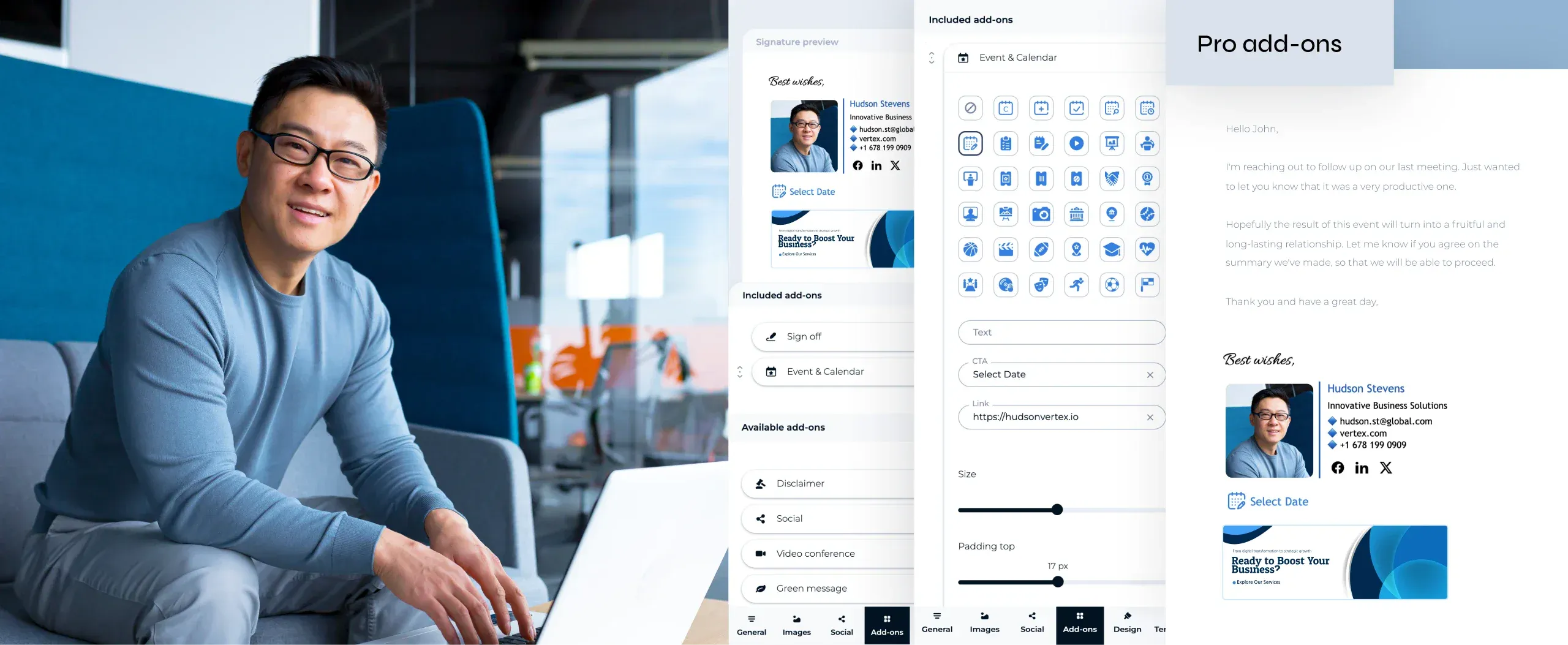 Aumente o seu valor empresarial com o Gerador intuitivo de Assinatura de Email